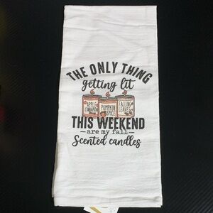 Fall Scented Candles Hand Towel